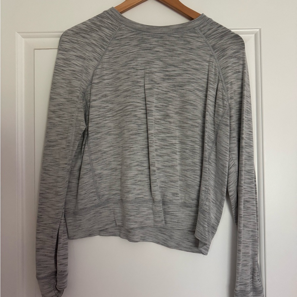 Lululemon Athletica Heathered Gray Sweatshirt
